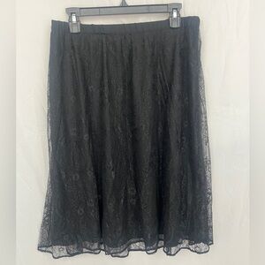 Banana Republic Midi Lace Skirt